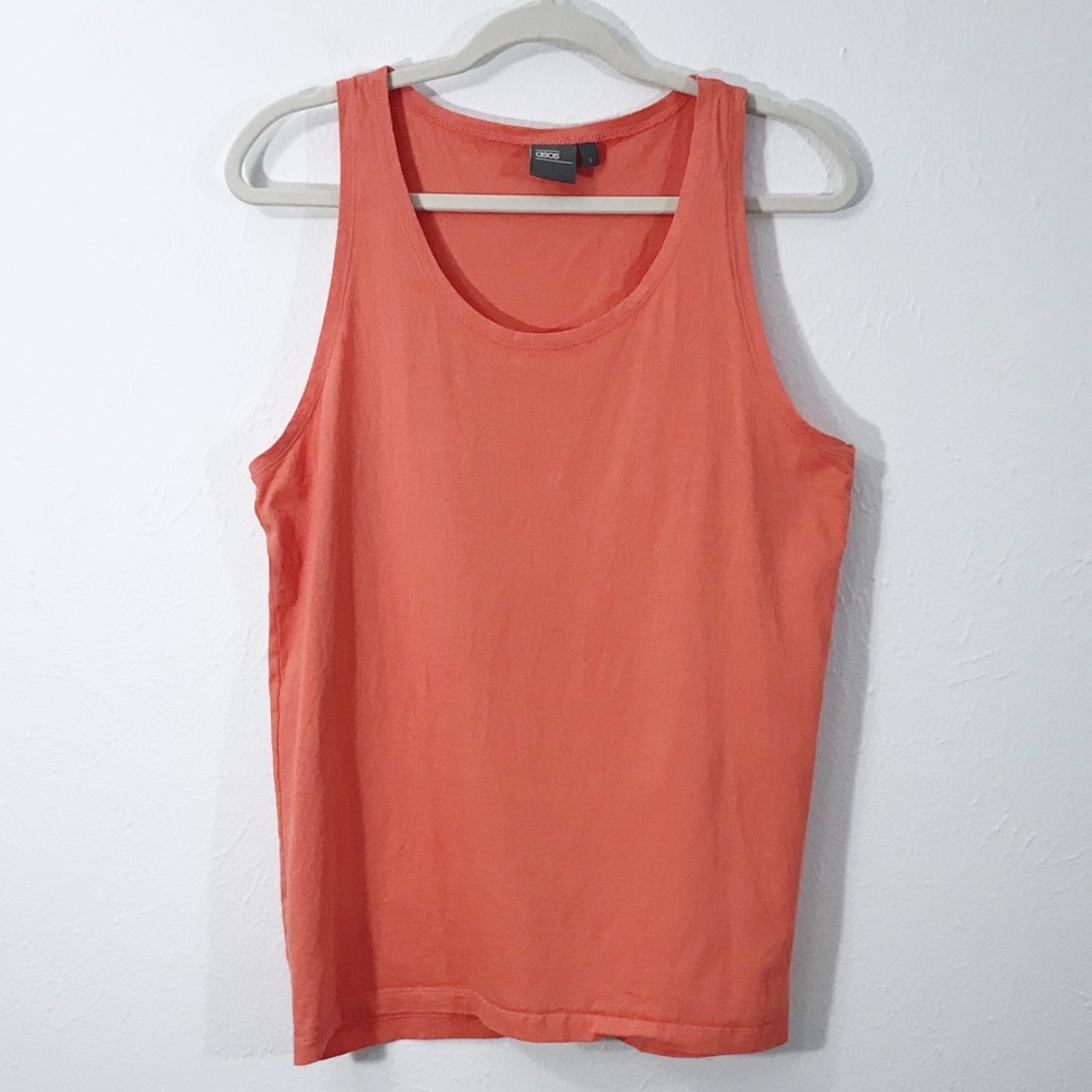 ASOS Orange Cotton Tank Top